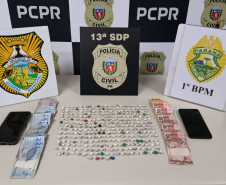PCPR, PMPR e GCM prende homem em flagrante condenado por tráfico de drogas em Ponta Grossa