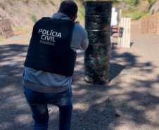 PCPR realiza treinamento de tiro em Mamborê