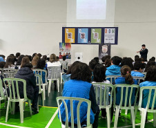 PCPR realiza palestra em combate ao bullying e cyberbullying em Colégio Adventista do Boa Vista 