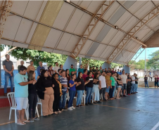 PCPR realiza palestra relacionado ao Agosto Lilás em escola municipal em Cidade Gaúcha