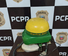 PCPR prende duas pessoas por receptação e recupera equipamento agrícola em Ponta Grossa