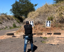 PCPR realiza treinamento de tiro em Mamborê