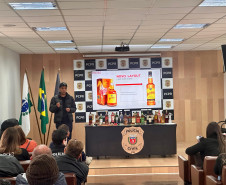 PCPR realiza treinamento em repressão ao mercado ilegal de bebidas alcoólicas em Curitiba