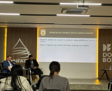 PCPR ministra palestra para alunos dos cursos de Medicina e Fisioterapia em Telêmaco Borba