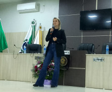 PCPR realiza palestra referente ao Agosto Lilás em Saudade do Iguaçu