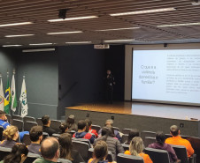 PCPR realiza palestra sobre combate à violência contra a mulher em Araucária