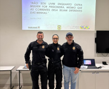 PCPR realiza palestras preventivas sobre violência contra a mulher em alusão ao Agosto Lilás em Foz do Iguaçu