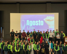 PCPR realiza palestras preventivas sobre violência contra a mulher em alusão ao Agosto Lilás em Foz do Iguaçu