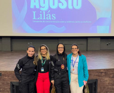 PCPR realiza palestras preventivas sobre violência contra a mulher em alusão ao Agosto Lilás em Foz do Iguaçu