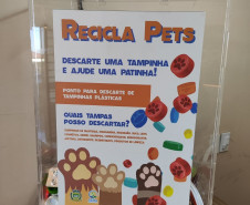PCPR apoia projeto Recicla Pets e se torna ponto de coleta de tampinhas plásticas em Campo Mourão