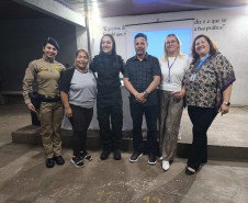 PCPR realiza palestra sobre violência doméstica e familiar contra mulher em escola de Foz do Iguaçu 