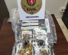 PCPR prende homem em flagrante por posse ilegal de munições em Umuarama 