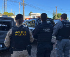 PCPR, PMPR e PPPR prendem quatro pessoas durante operação de saturação em Dois Vizinhos 