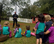 PCPR realiza roda de conversa em Centro de Desenvolvimento Infantil em Campo Mourão 