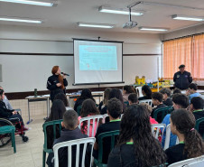 PCPR leva palestra sobre cyberbullying a estudantes em Bocaiúva do Sul