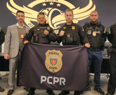 PCPR e PMPR participam de curso de técnicas de direção defensiva policial