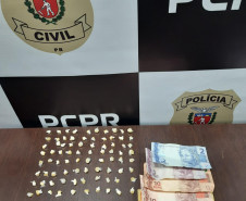 PCPR prende dois homens por tráfico de drogas em Mandirituba