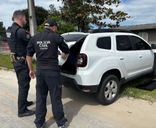 PCPR prende homem por tentativa de feminicídio, estupro de vulnerável, e lesão corporal em Pontal do Paraná