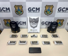 PCPR e GCM prendem homem em flagrante e apreendem 3 quilos de haxixe em Ponta Grossa