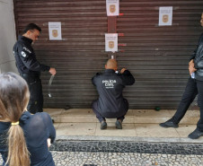 PCPR fecha ponto de vendas de uma ótica em Curitiba