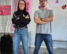 PCPR promove palestra em escola sobre conscientização sobre violência contra mulher em Foz do Iguaçu