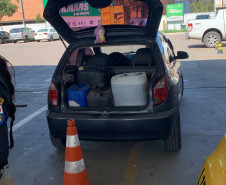 PCPR prende homem em flagrante por furtar 109 litros de combustível em Curitiba