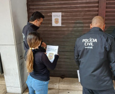 PCPR fecha ponto de vendas de uma ótica em Curitiba