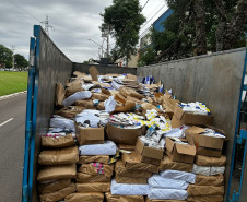 PCPR incinera 24 toneladas de produtos contrafeitos em Maringá