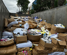 PCPR incinera 24 toneladas de produtos contrafeitos em Maringá