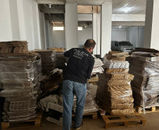 PCPR incinera 24 toneladas de produtos contrafeitos em Maringá