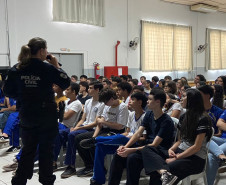 PCPR ministra palestras sobre prevenção de drogas para jovens e adolescentes em Maringá 