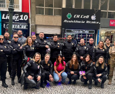 PCPR participa de caminhada em alusão ao Outubro Rosa em Curitiba 