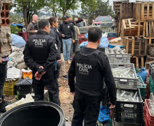 PCPR destroi mais de 300 mil garrafas de bebidas durante ação contra comércio irregular em Curitiba e RMC