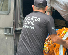PCPR acompanha entrega de rações arrecadadas na XVIII Corrida da Instituição