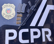 PCPR, PMPR e GCM apreendem fuzil durante ação em Arapongas 