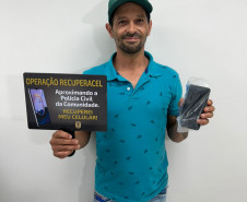  PCPR promove devolução de 600 celulares recuperados em Curitiba e Cascavel