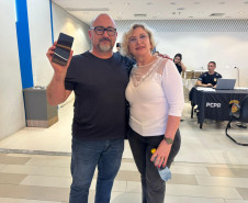  PCPR promove devolução de 600 celulares recuperados em Curitiba e Cascavel