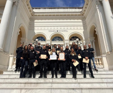 PCPR é homenageada na Câmara Municipal pelo trabalho da Delegacia da Mulher de Curitiba