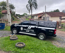 PCPR apreende armas de fogo em Teixeira Soares