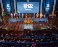 CPR celebra 172 anos com cerimônia de entrega de medalhas a policiais civis em Curitiba