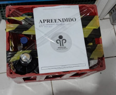 PCPR realizam fiscalização em sete distribuidoras de bebidas em Curitiba