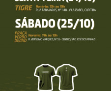 Faltam dois dias para a 1ª Corrida Tigre da PCPR: confira percurso e retirada de kits