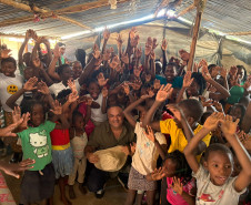 Servidor da PCPR realiza ação social em Moçambique e contribui com projeto que atende mais de 160 crianças