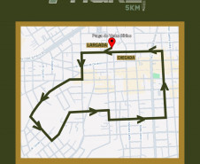Faltam dois dias para a 1ª Corrida Tigre da PCPR: confira percurso e retirada de kits