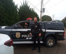 PCPR realiza sonho de menino com visita especial em Iretama