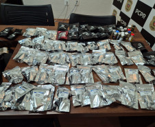 PCPR realiza operação prende homem em flagrante e apreende cigarros eletrônicos, anabolizantes e medicamentos controlados em Mandaguari