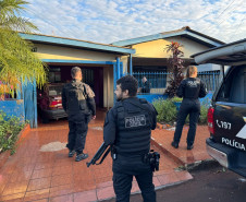 PCPR e PMPR prendem duas pessoas em operação deflagrada contra o tráfico de drogas em Palotina