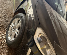 PCPR apreende veículo envolvido em acidente ocorrido na BR-277