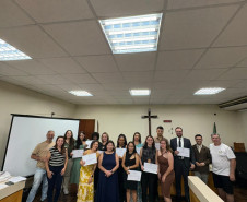 PCPR realiza projeto com aulas sobre direitos e prevenção à violência em Cândido de Abreu