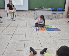 PCPR realiza projeto com aulas sobre direitos e prevenção à violência em Cândido de Abreu